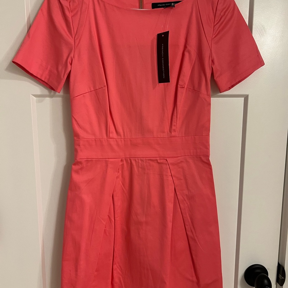 French Connection Vibrant Pink Mini Dress